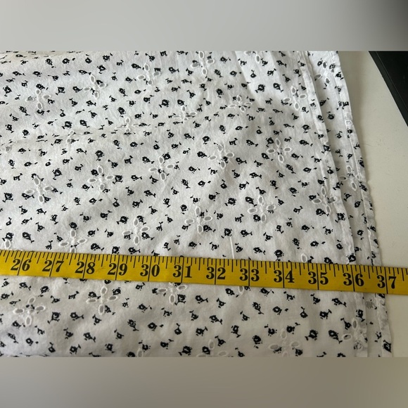 NWT ANN TAYLOR Eyelet Ruffle Sleeve Crossover Dress. Lined,Hidden back zip Sz 14 - Picture 9 of 10